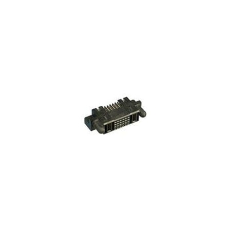 Fci Board Connector, 32 Contact(S), 4 Row(S), Female, Right Angle, Solder Terminal, Guide Pin, 51761-10002408AALF